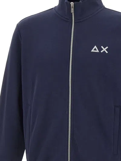 Sun 68 Cotton Sweatshirt In Blue