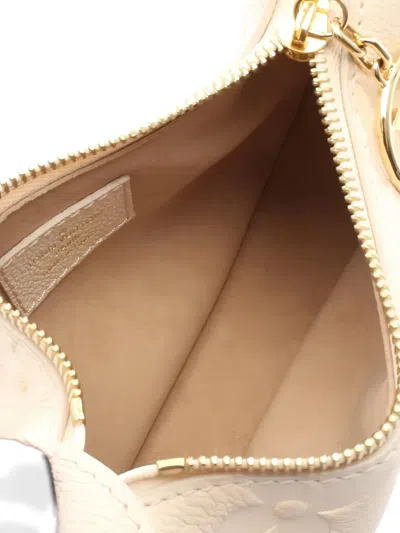 Pre-owned Louis Vuitton 2010s Mini Moon Shoulder Bag In Neutral