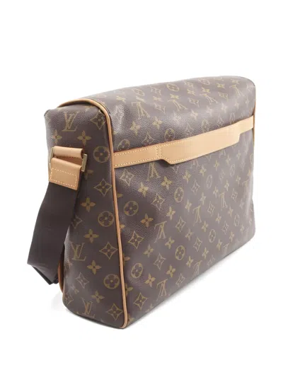 Pre-owned Louis Vuitton 2001 Aves Monogram Messenger Bag In Brown