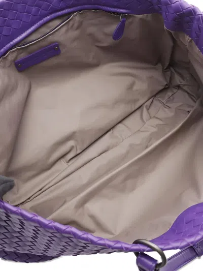Pre-owned Bottega Veneta 2010s Intrecciato Capri Tote Bag In Purple
