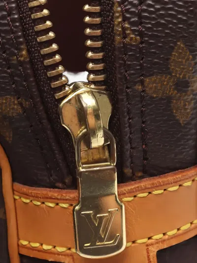 Pre-owned Louis Vuitton 2001 Marly Bandouliere Monogram Shoulder Bag In Brown