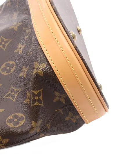 Pre-owned Louis Vuitton 2013 Bucket Pm Monogram Shoulder Bag In Brown