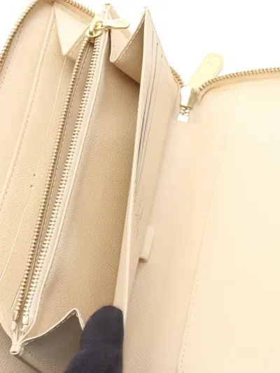 Pre-owned Louis Vuitton 2010 Damier Azur Wallet In Neutral