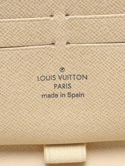 Pre-owned Louis Vuitton 2010 Damier Azur Wallet In Neutral