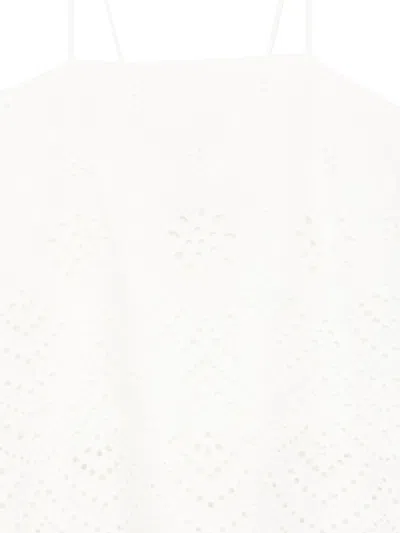 Bambah Eyelet Tank Top In White