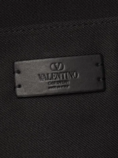 Pre-owned Valentino Garavani 2020s Camouflage Canvas Backpack In Green