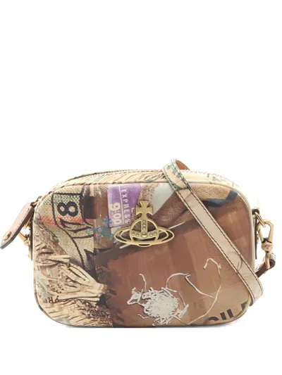 Pre-owned Vivienne Westwood 2020s Anna Cross Body Bag In Brown
