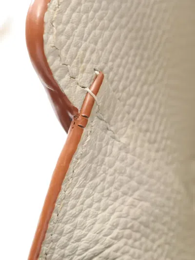 Pre-owned Loewe 2000s Hammock Mini Drawstring Leather Tote Bag In Neutral