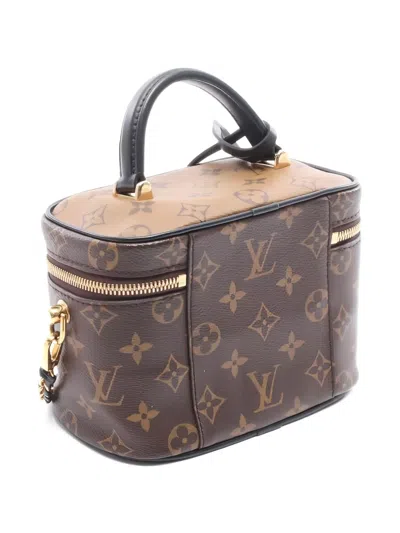 Pre-owned Louis Vuitton 2020 Monogram Vanity Tote Bag In Brown