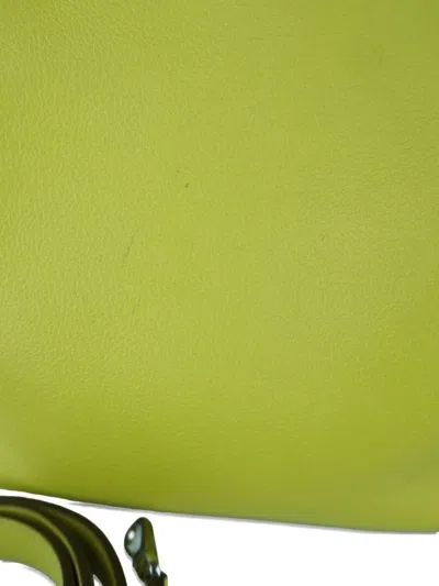 Pre-owned Cartier Medium C De  Leather Tote Bag In Green