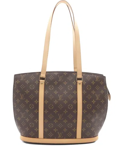 Pre-owned Louis Vuitton Large 2023 Babylon Monogram Canvas Shoulder Bag In Brown