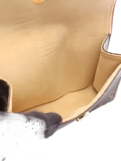 Pre-owned Louis Vuitton 2003 Pochette Florentine Mini Belt Bag In Brown