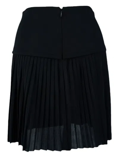 Pre-owned Blumarine Vintage Pleated Skirt In Black