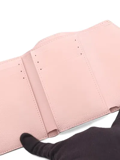 Pre-owned Louis Vuitton 10's Monogram-canvas Trifold Wallet In Brown