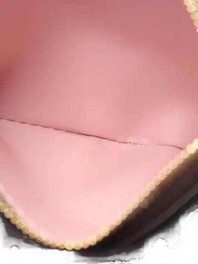 Pre-owned Louis Vuitton 10's Monogram-canvas Trifold Wallet In Brown