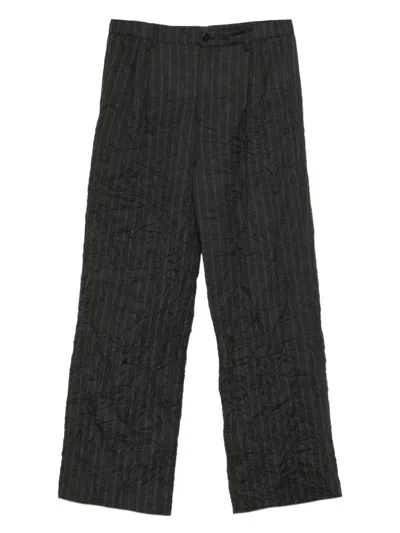 Simkhai Hank Striped-pattern Trousers In Gray