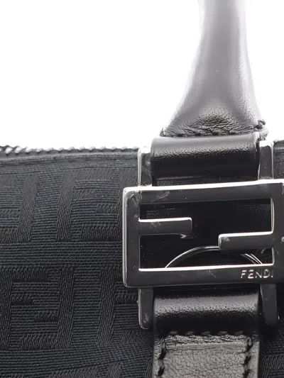 Pre-owned Fendi 2010s Mini Zucchino Boston Tote Bag In Blue