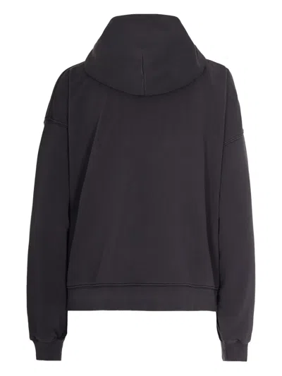 Carhartt Zip Hooded Knitwear In Black
