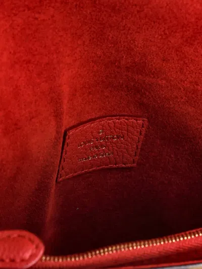 Pre-owned Louis Vuitton Victoire Handbag Monogram Canvas And Leather Shoulder Bag In Brown