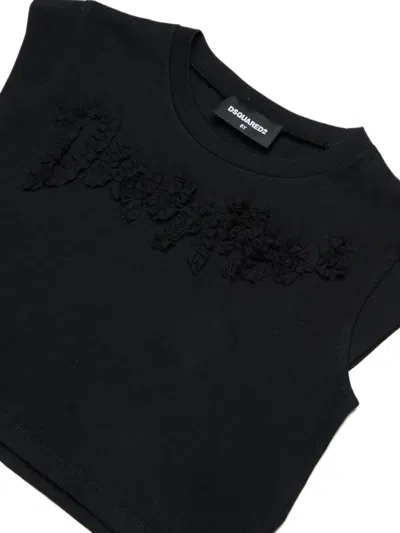 Dsquared2 Crew-neck T-shirt In Black