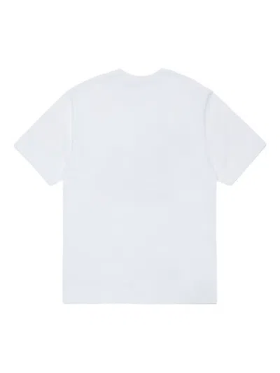 Marni Dinosaur-print Logo T-shirt In White