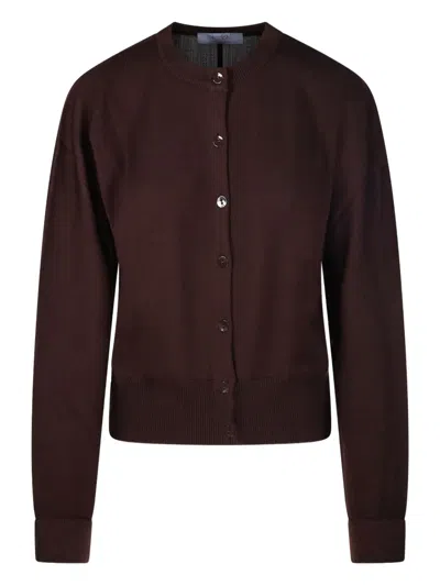 Daniele Fiesoli Buttoned Cardigan In Brown