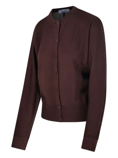 Daniele Fiesoli Buttoned Cardigan In Brown