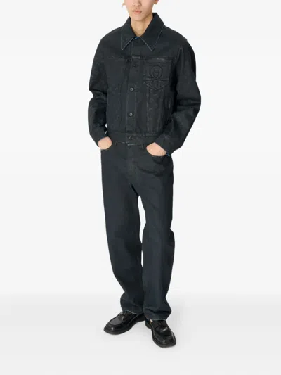 MOON 涂蜡牛仔夹克