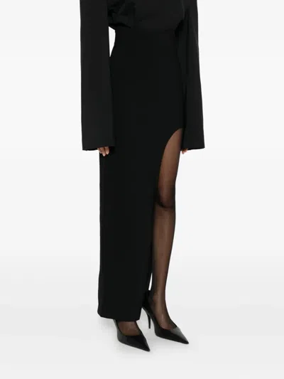 A.w.a.k.e. Cut-out-detail Skirt In Black