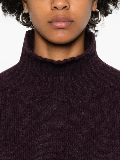 Eric Bompard Crew-neck Mini Dress In Red