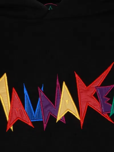 Mauna Kea Hooded Sweatshirt With Embroidery And Pocket In Black