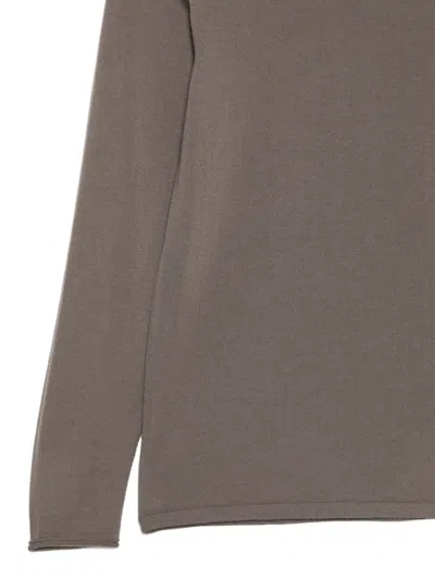 Le Tricot Perugia Crew-neck Top In Brown