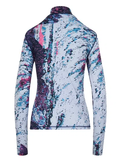 Aztech Mountain Aztech Base-layer Top In Blue