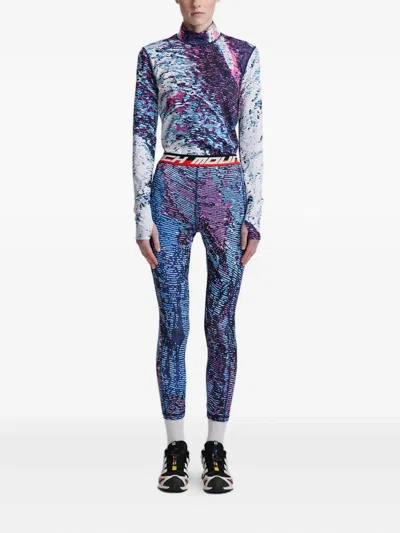 Aztech Mountain Aztech Base-layer Top In Blue