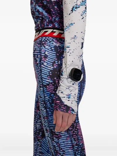 Aztech Mountain Aztech Base-layer Top In Blue