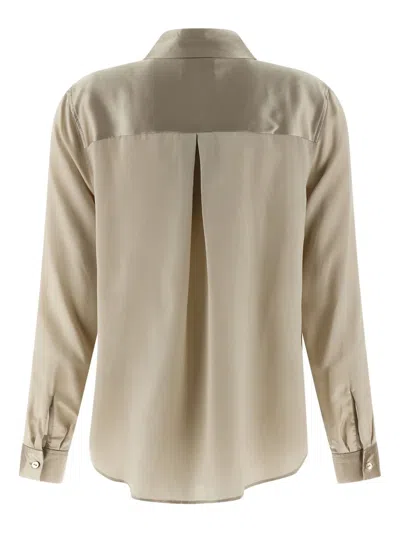 L'agence Tyler Shirt In Gold