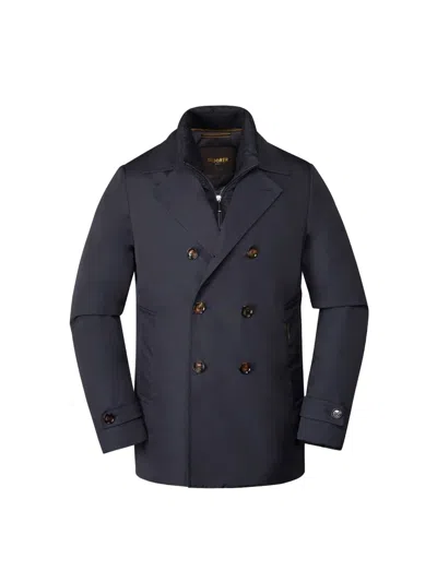 Moorer Bolgi Double-breasted Jacket In Blue