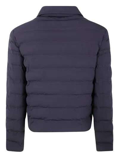 Aspesi Double-breasted Casual Jacket In Blue