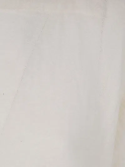 Daniela Gregis Boat-meck Wool Blouse In White