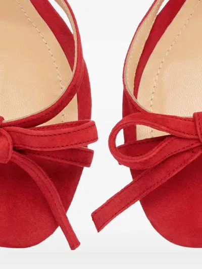 Smiling Shoes 70mm Mandi Bow-detail Sandals In Red