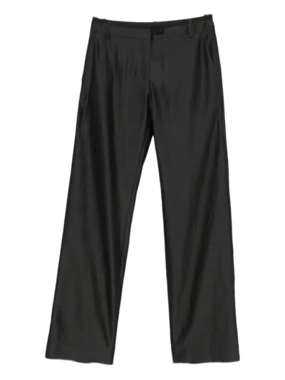 Paloma Wool Pleated Zipper Casual Pants In Black