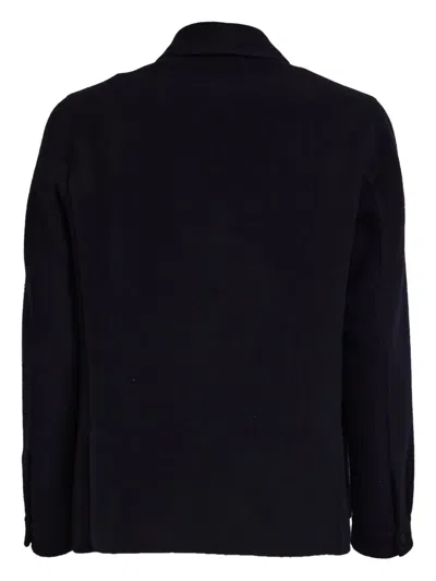 Fedeli Cambridge Buttoned Jacket In Blue