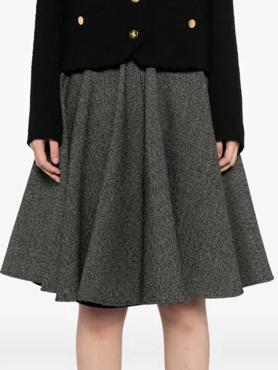 Giambattista Valli A-line Midi Skirt In Black