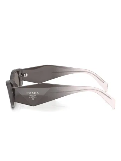 Prada Symbole Cat-eye Sunglasses In Gray