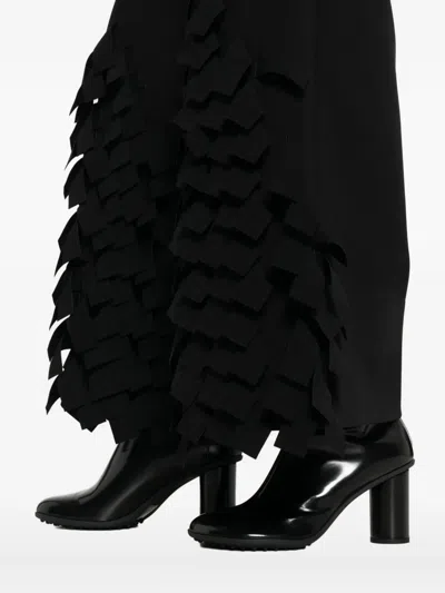 A.w.a.k.e. Rectangle-detail Trousers In Black