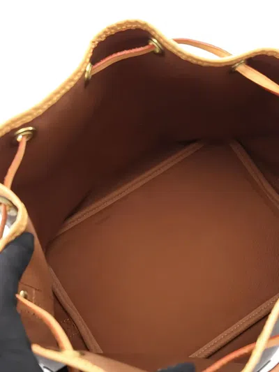 Pre-owned Louis Vuitton 20007 Peti Noe Monogram Bucket Bag In Brown