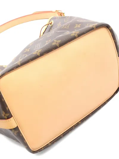 Pre-owned Louis Vuitton 20007 Peti Noe Monogram Bucket Bag In Brown