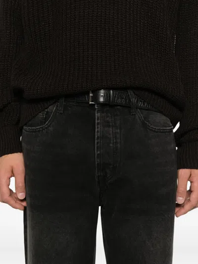 Imperial Distressed Jeans In Black