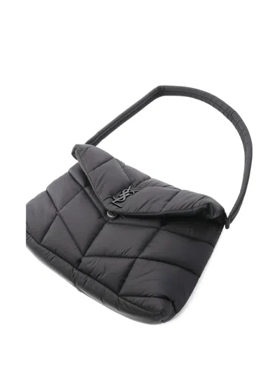Pre-owned Saint Laurent 2020s Quilting Shoulder Bag In Black