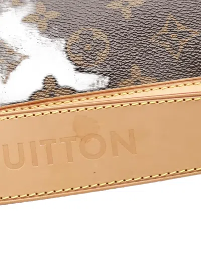 Pre-owned Louis Vuitton 2010 Delightful Pm Monogram Tote Bag In Brown